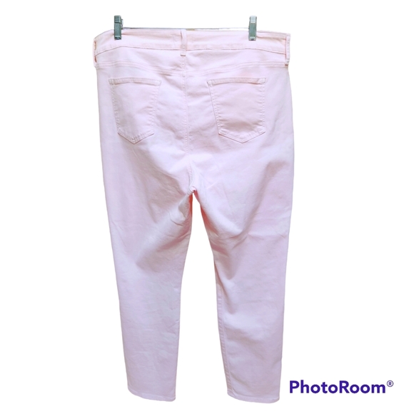 NYDJ Pink Mom Jeans 5 Pocket Hi Rise New Without Tags Skinny Legs - Picture 8 of 13